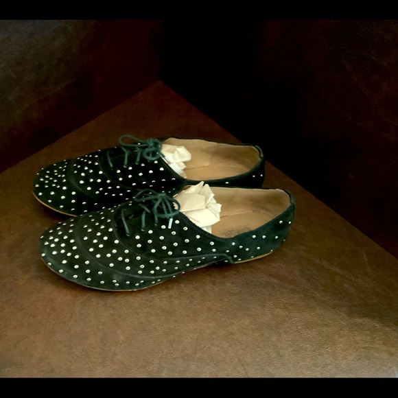 Ladies suede flats shoes - Picture 3 of 4